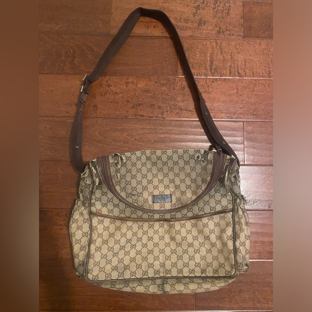 Authentic Gucci diaper bag